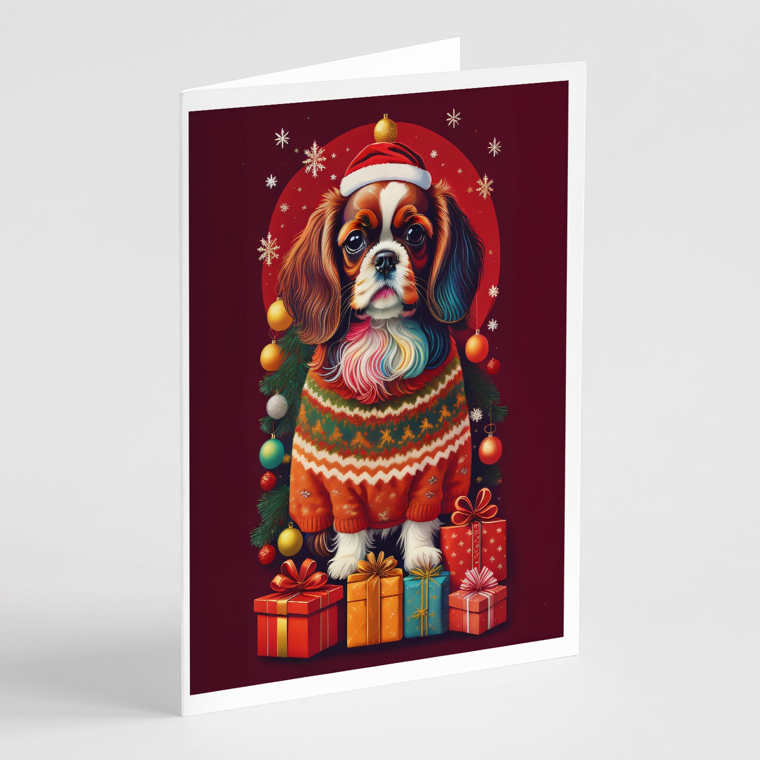 Buy this English Toy Spaniel Holiday Christmas Greeting Cards Pack of 8