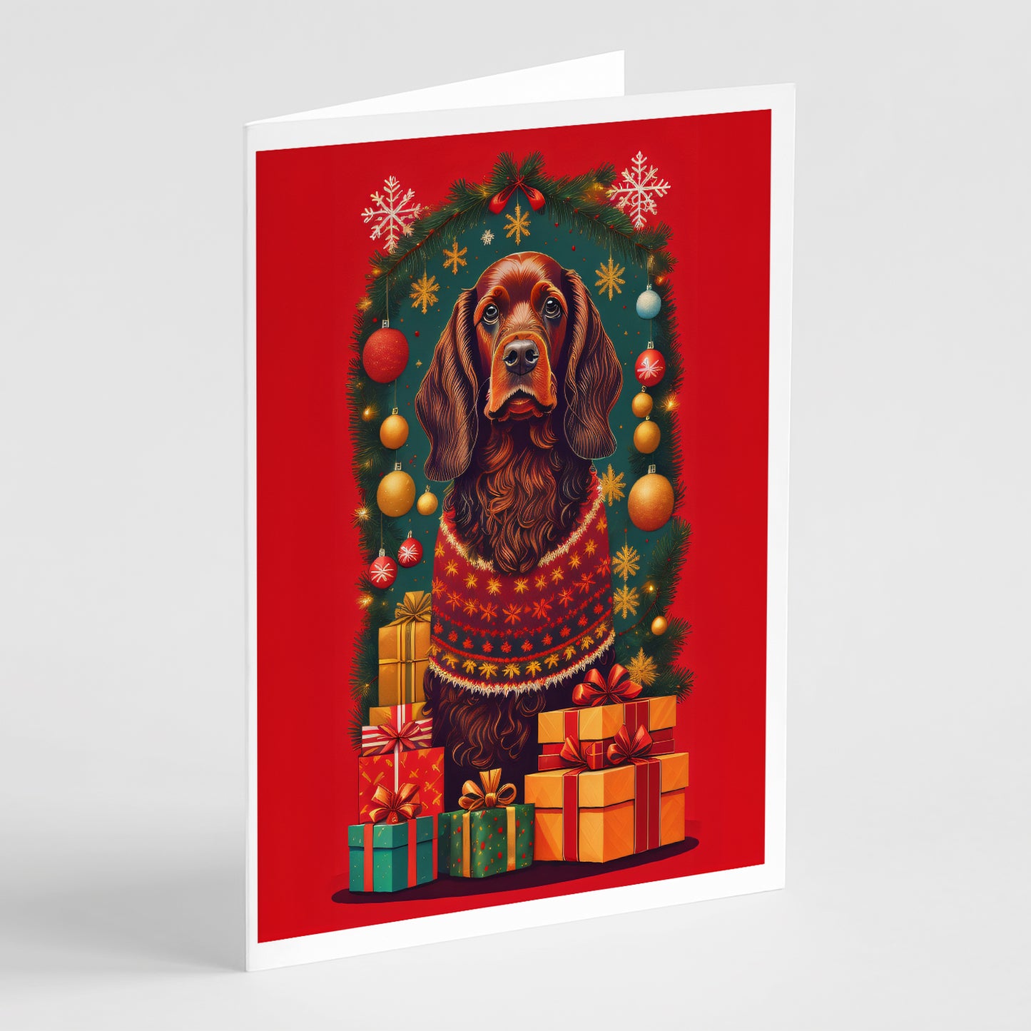 Buy this Field Spaniel Holiday Christmas Greeting Cards Pack of 8