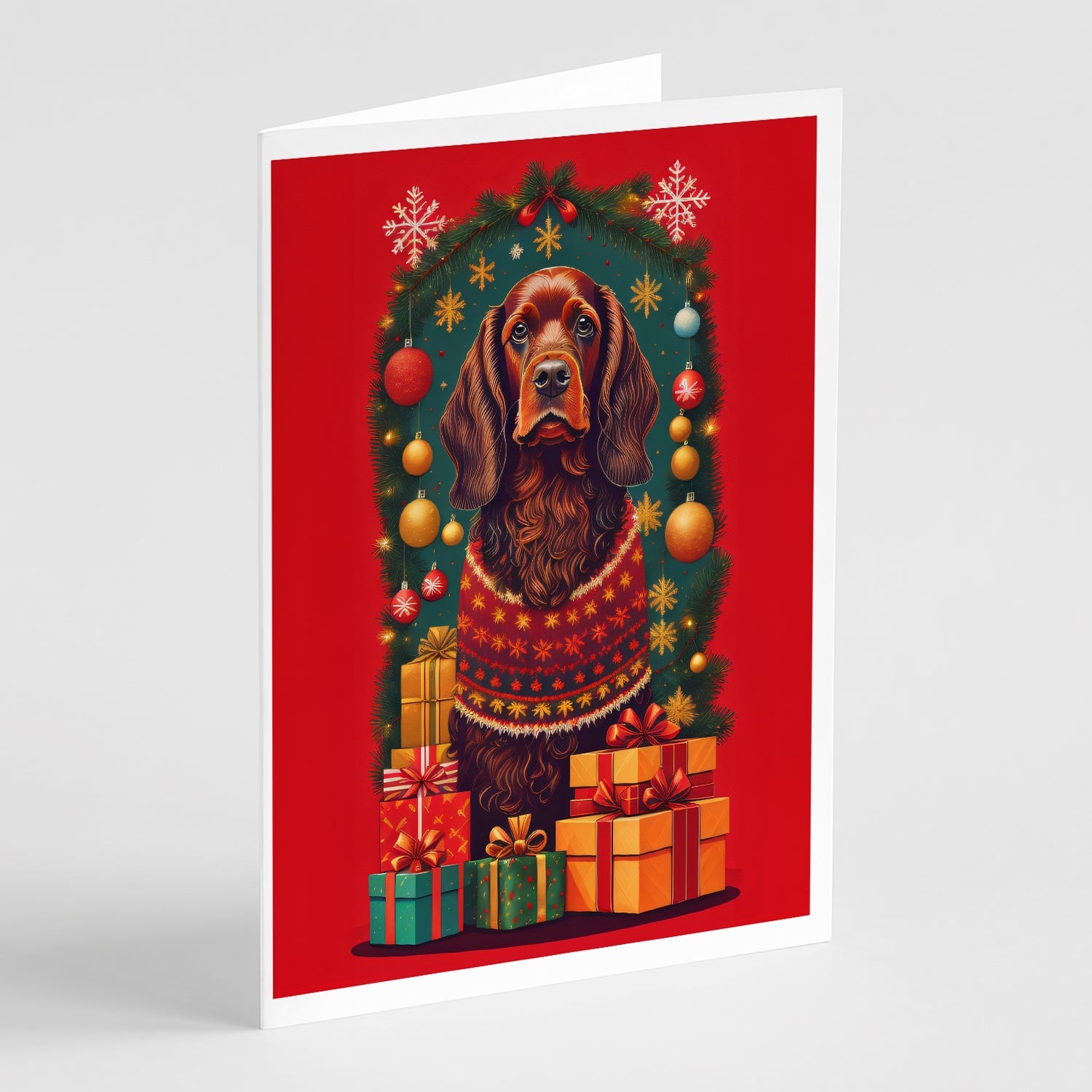 Buy this Field Spaniel Holiday Christmas Greeting Cards Pack of 8