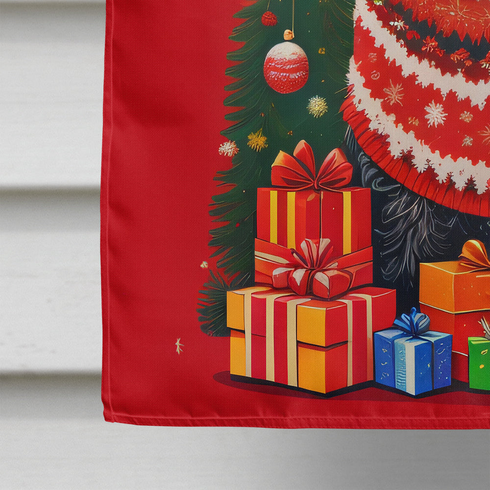 German Wirehaired Pointer Holiday Christmas House Flag