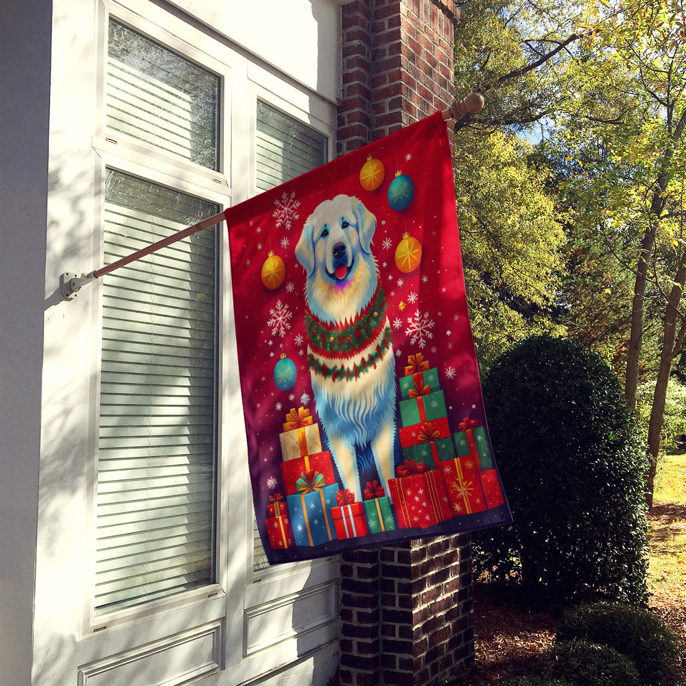 Great Pyrenees Holiday Christmas House Flag