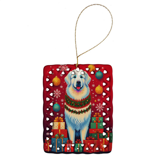 Buy this Great Pyrenees Holiday Christmas Porcelain Ornament