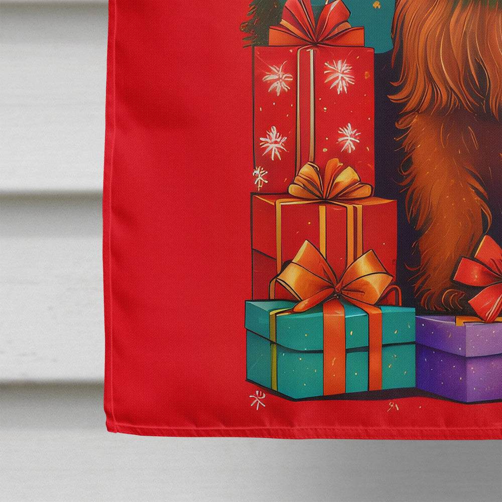 Irish Terrier Holiday Christmas House Flag