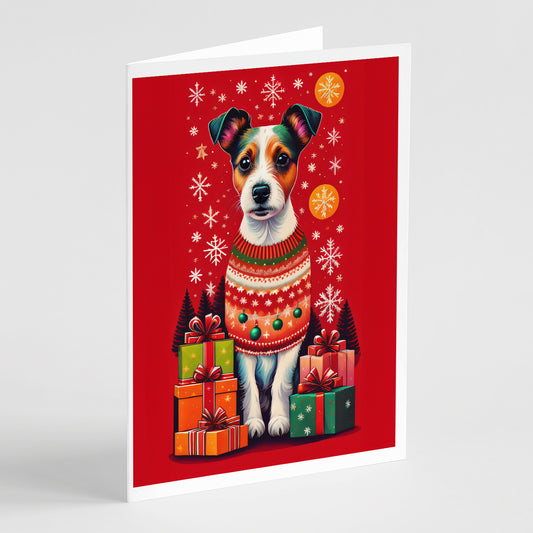 Buy this Jack Russell Terrier Holiday Christmas Greeting Cards Pack of 8