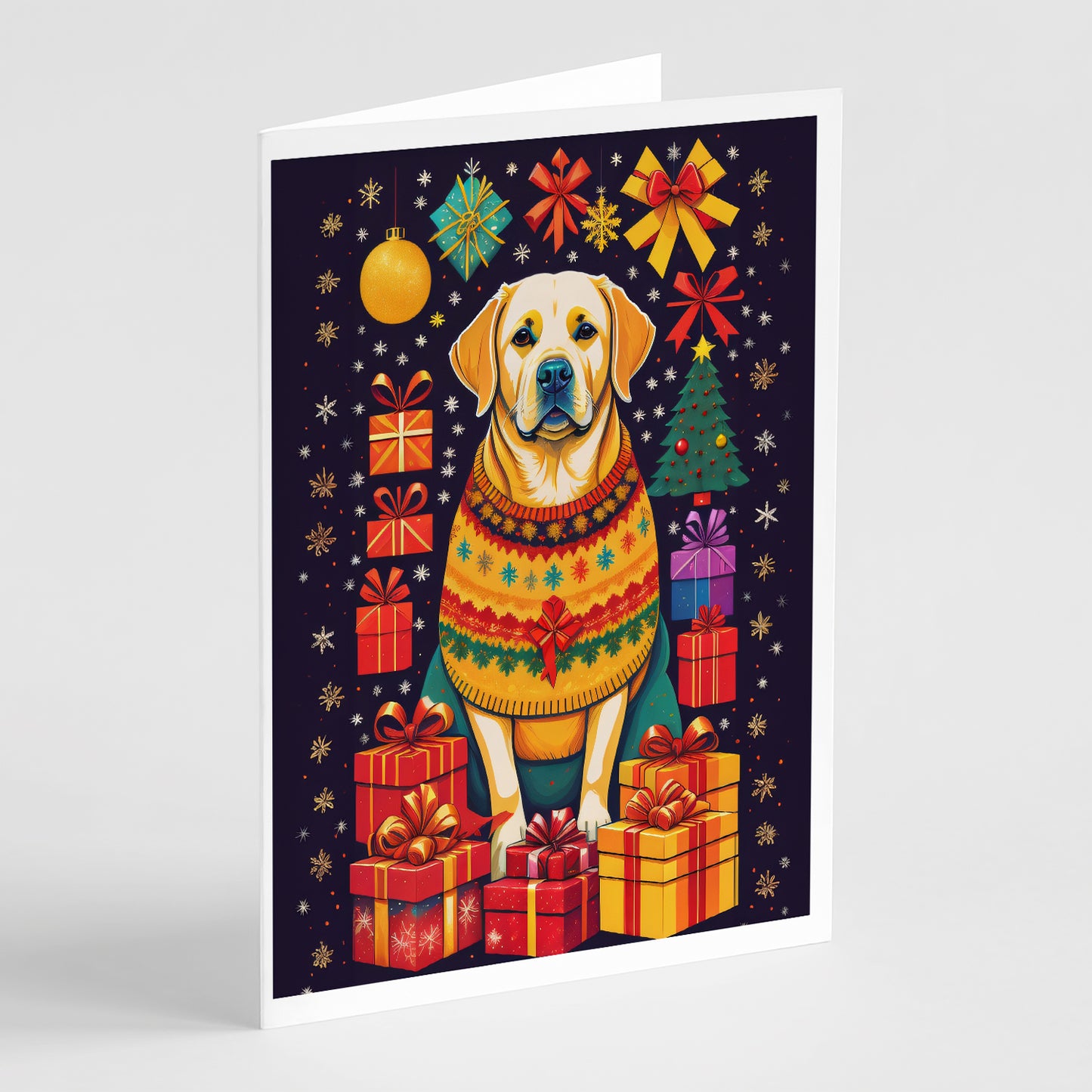 Buy this Labrador Retriever Holiday Christmas Greeting Cards Pack of 8