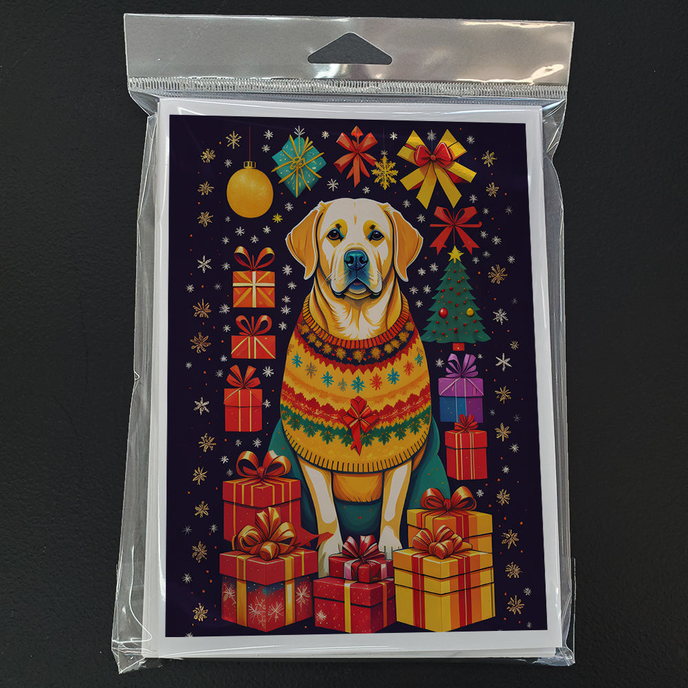 Labrador Retriever Holiday Christmas Greeting Cards Pack of 8