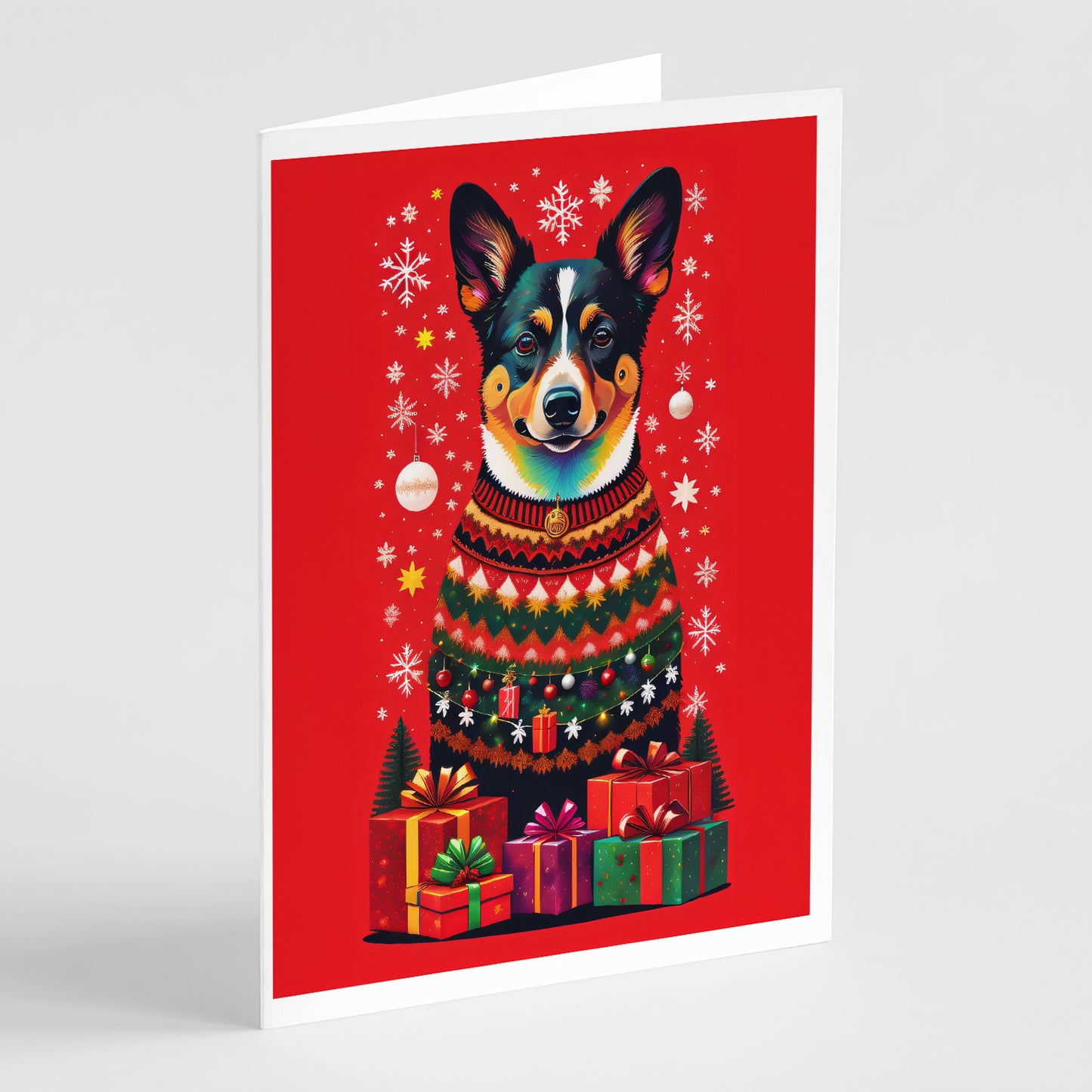 Buy this Lancashire Heeler Holiday Christmas Greeting Cards Pack of 8