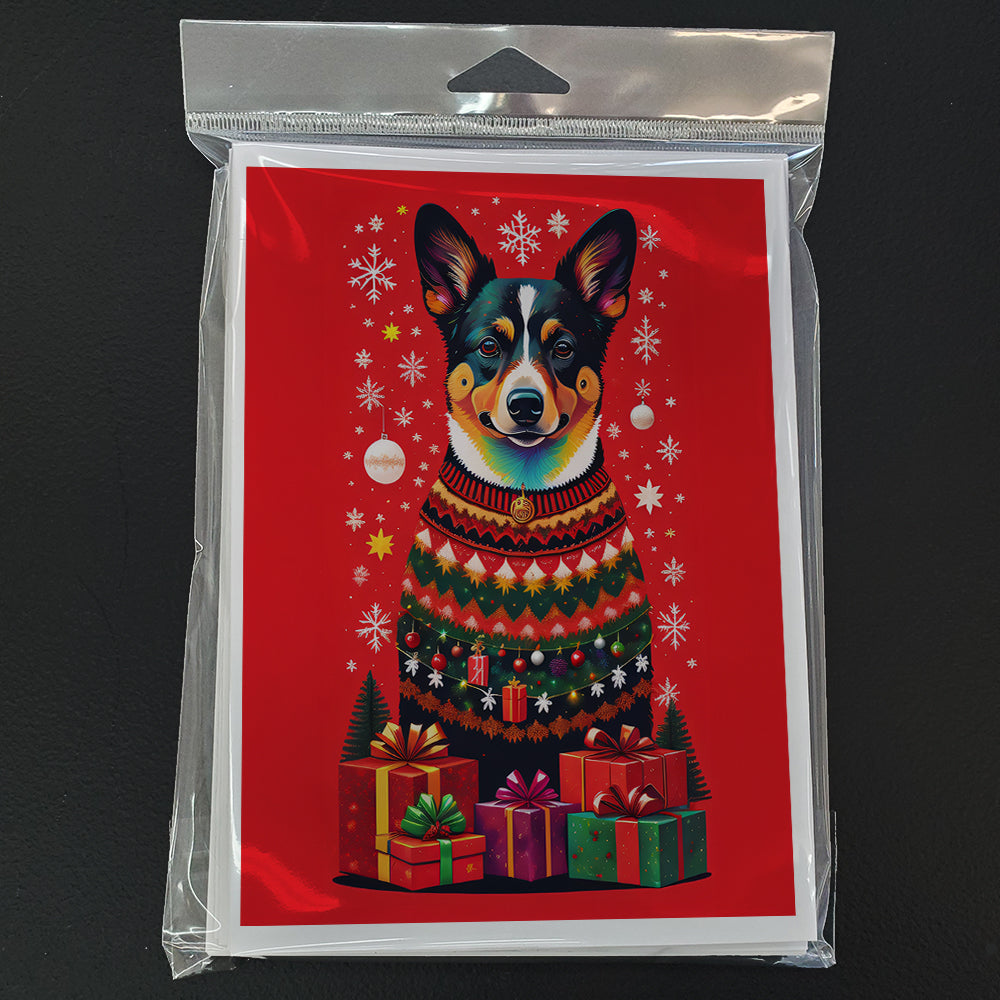 Lancashire Heeler Holiday Christmas Greeting Cards Pack of 8