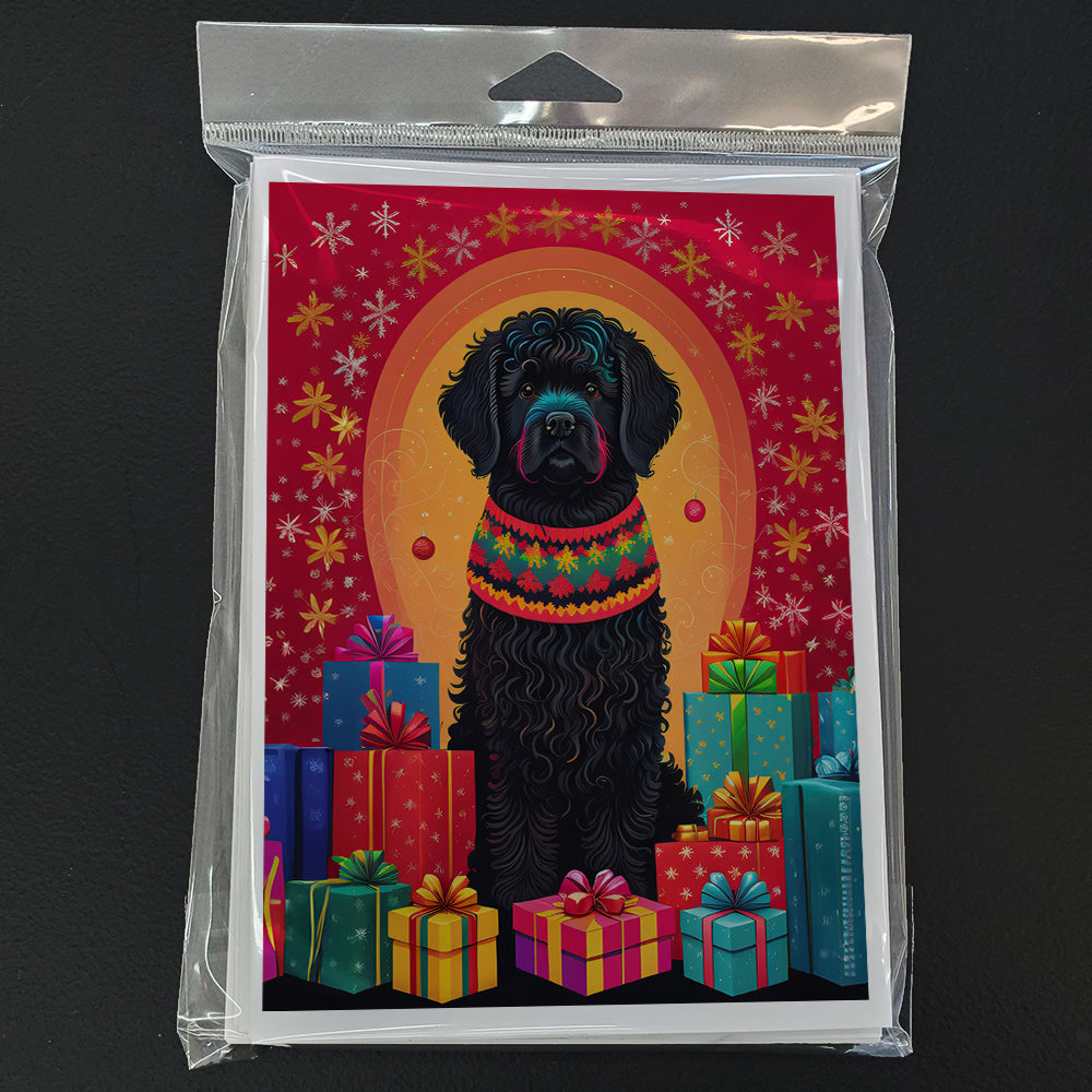 Puli Holiday Christmas Greeting Cards Pack of 8