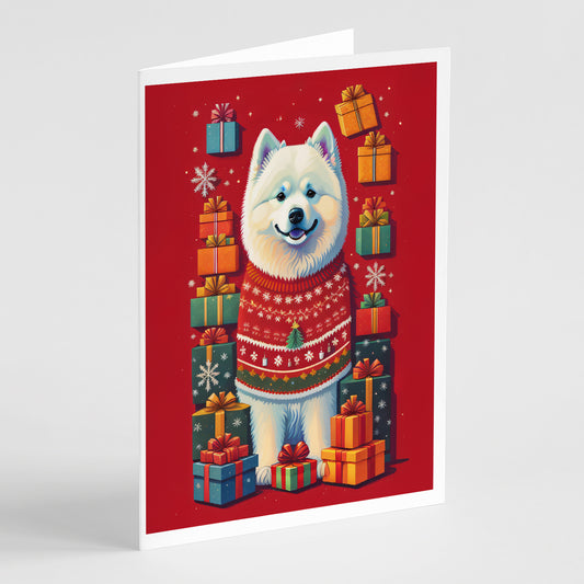 Buy this Samoyed Holiday Christmas Greeting Cards Pack of 8