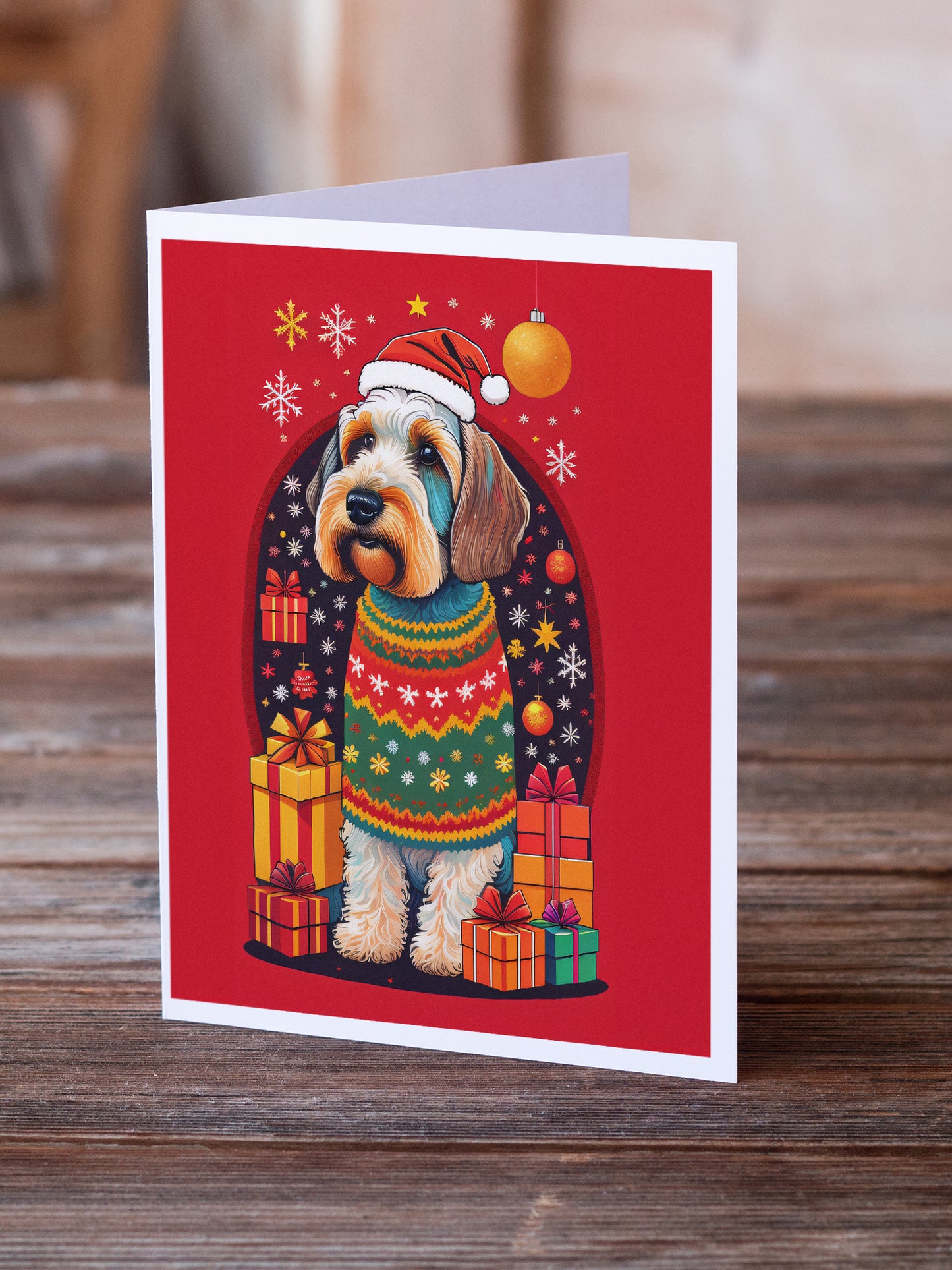 Sealyham Terrier Holiday Christmas Greeting Cards Pack of 8