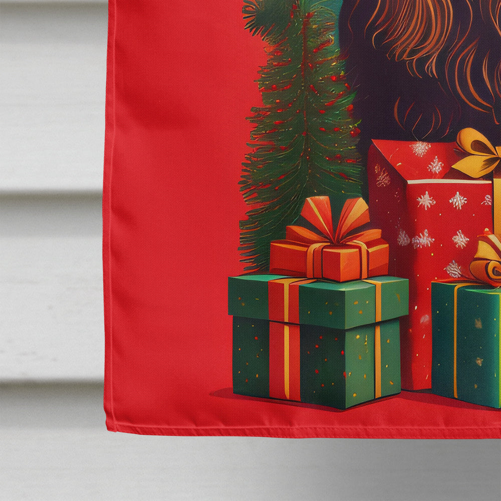 Sussex Spaniel Holiday Christmas House Flag