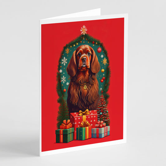 Buy this Sussex Spaniel Holiday Christmas Greeting Cards Pack of 8