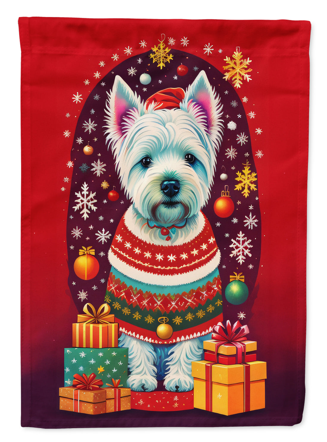 Buy this Westie Holiday Christmas Garden Flag