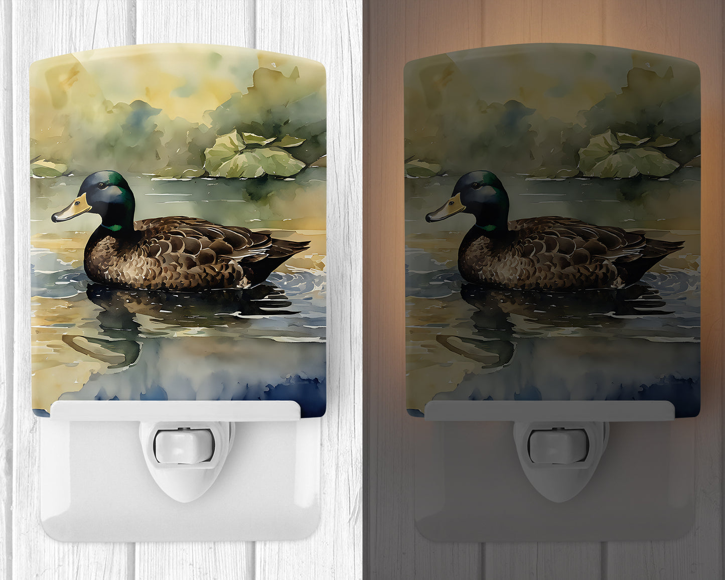 American Black Duck Ceramic Night Light