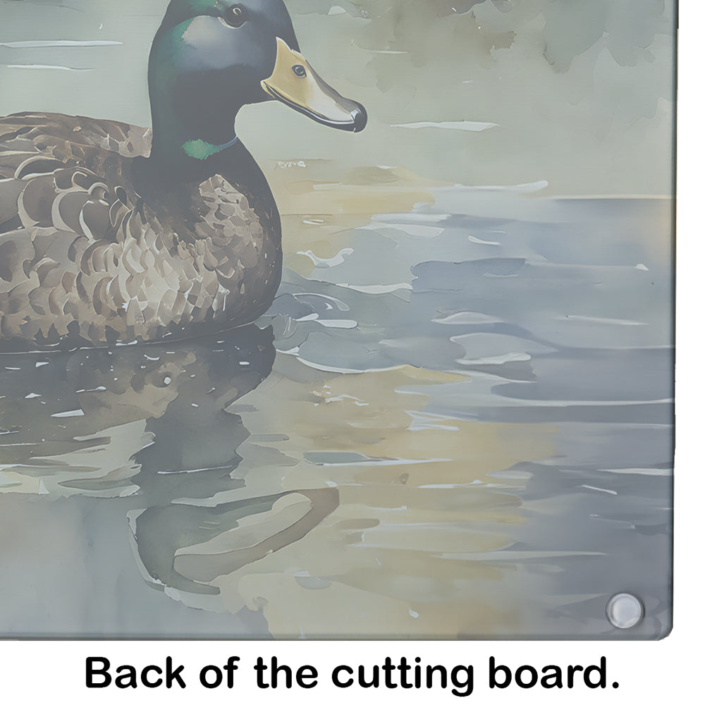 American Black Duck Glass Cutting Board