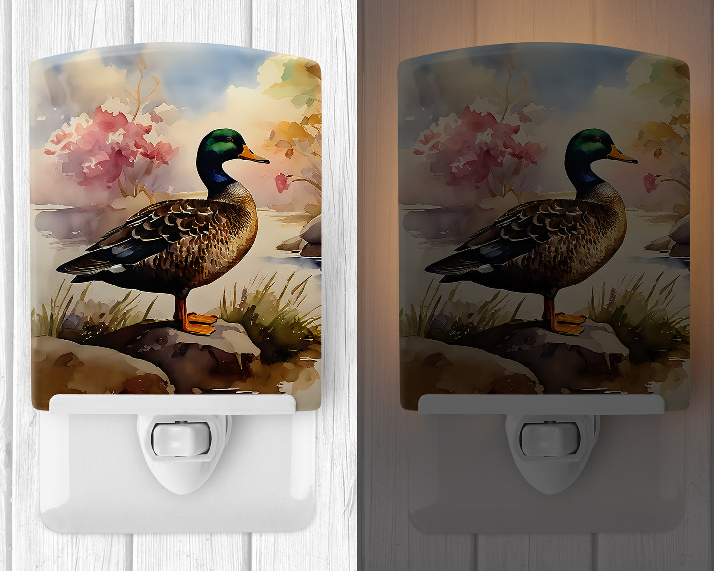 American Black Duck Ceramic Night Light