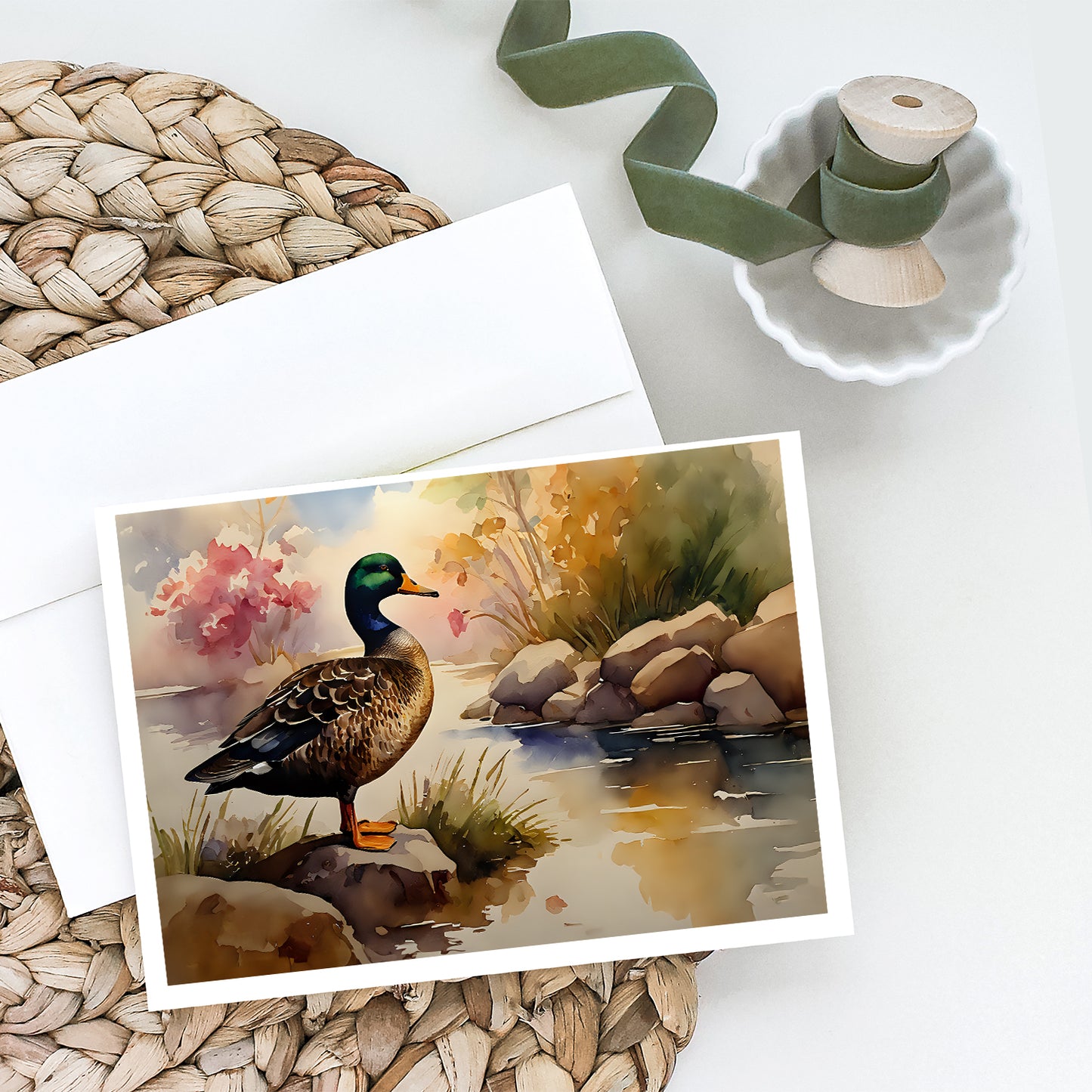 American Black Duck Greeting Cards Pack of 8