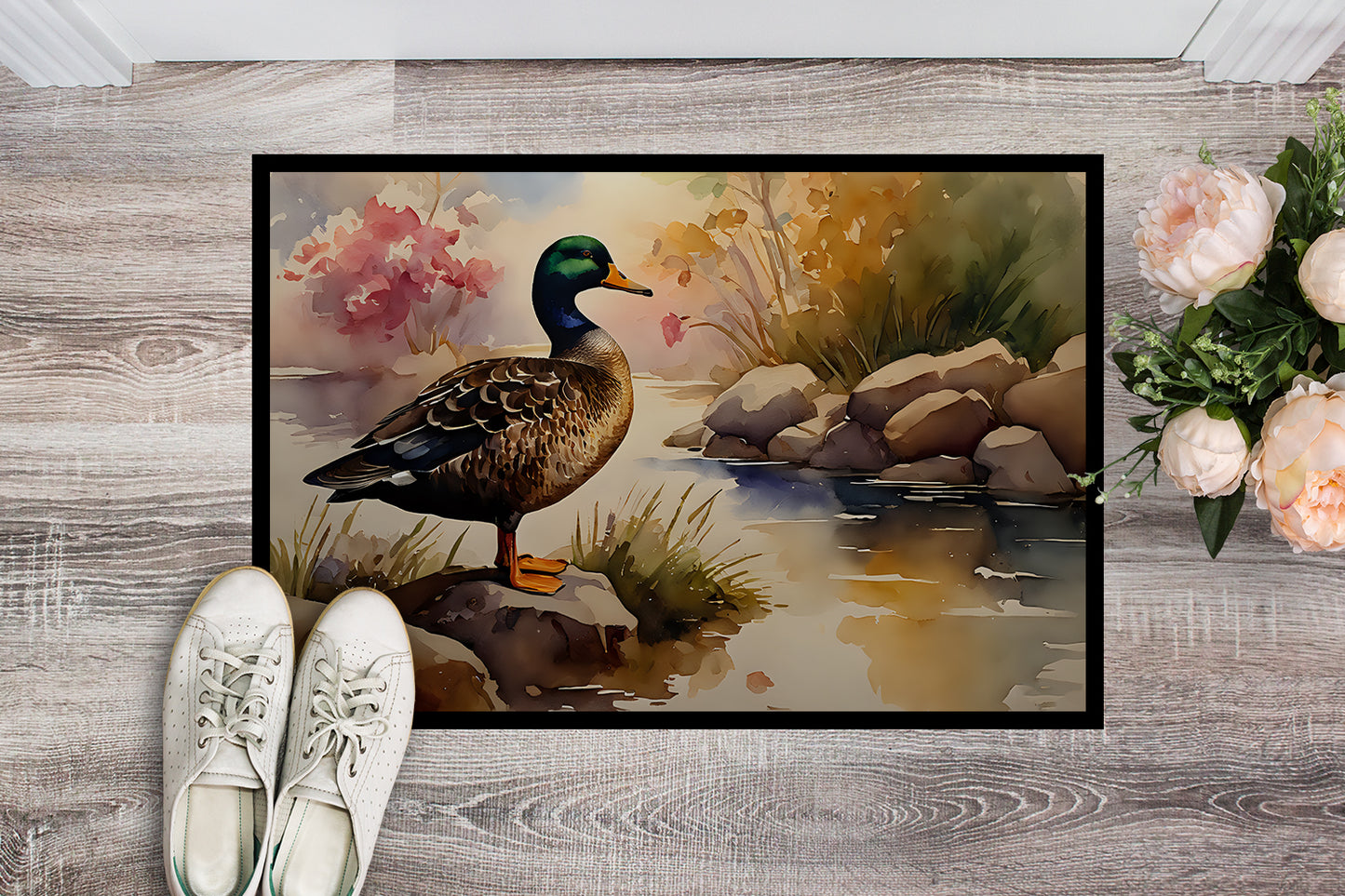 American Black Duck Doormat