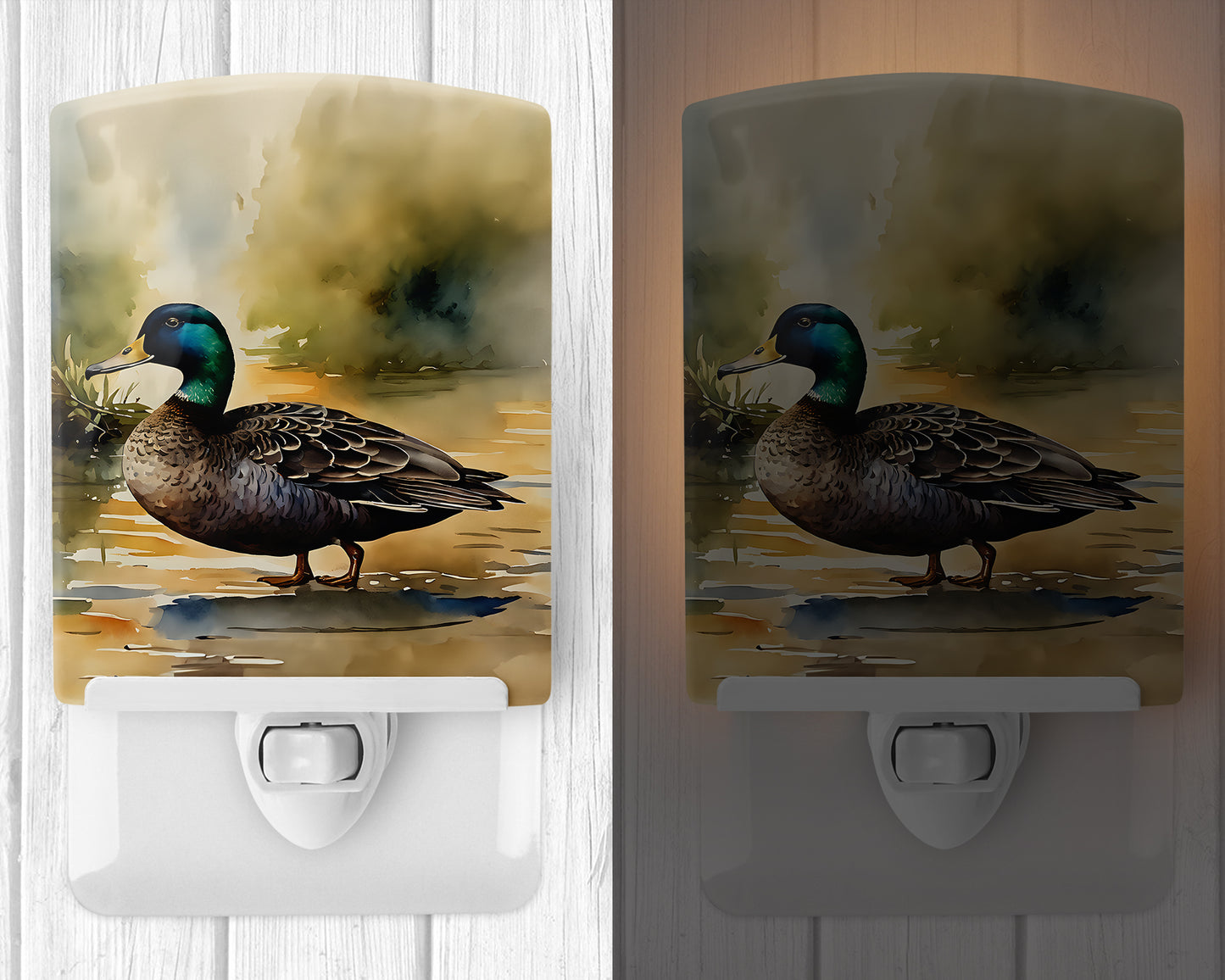 American Black Duck Ceramic Night Light