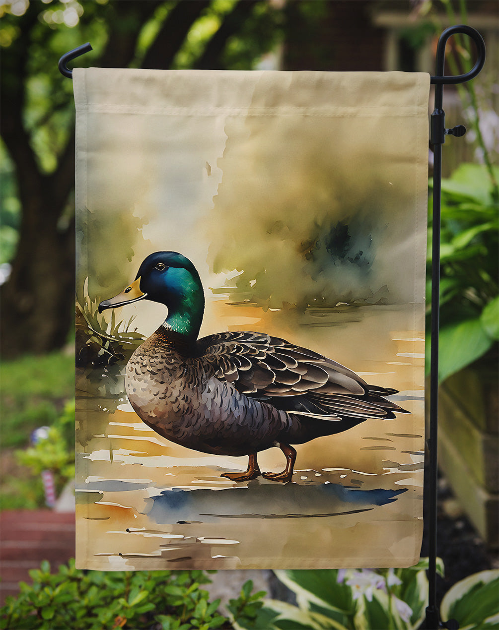 American Black Duck Garden Flag