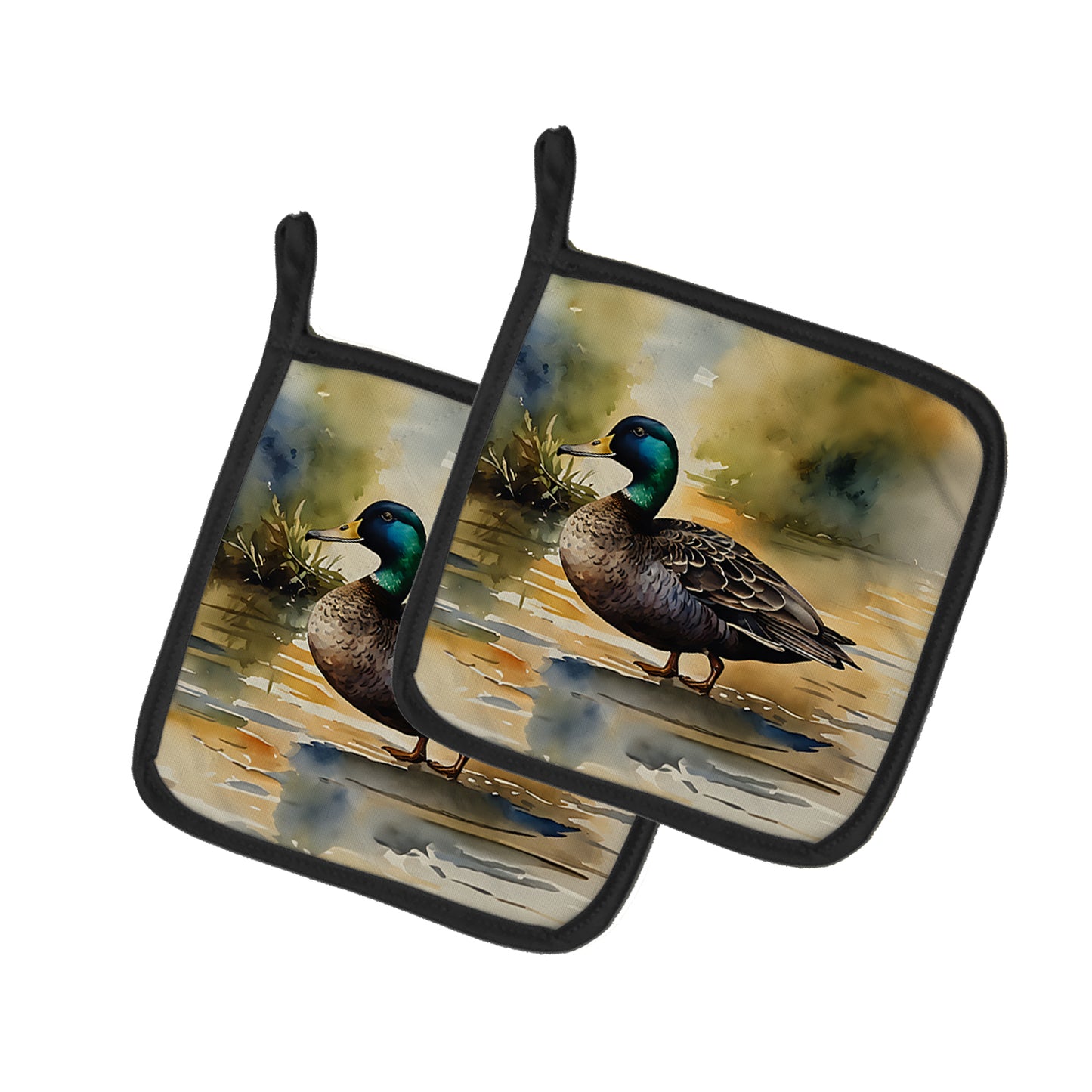 Buy this American Black Duck Pair of Pot Holders