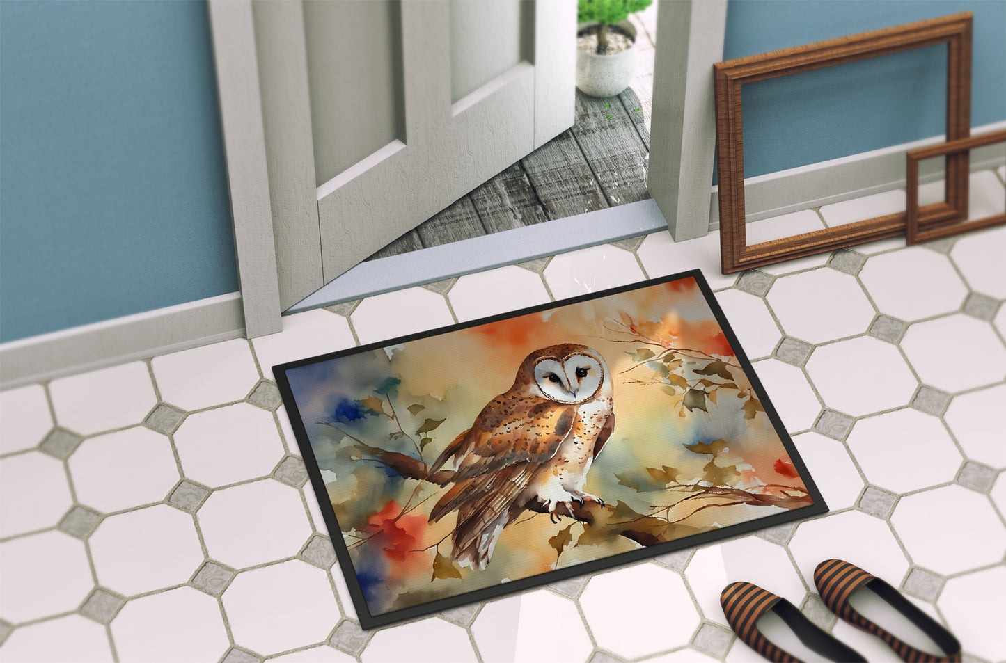 Barn Owl Doormat