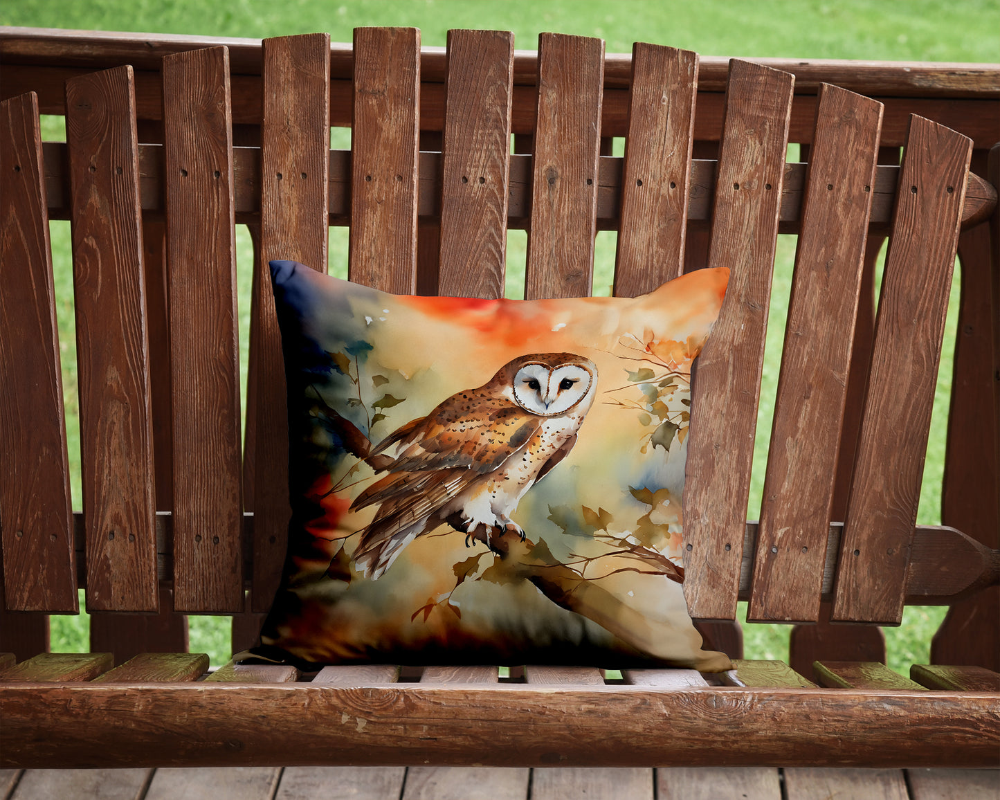 Barn Owl Throw Pillow