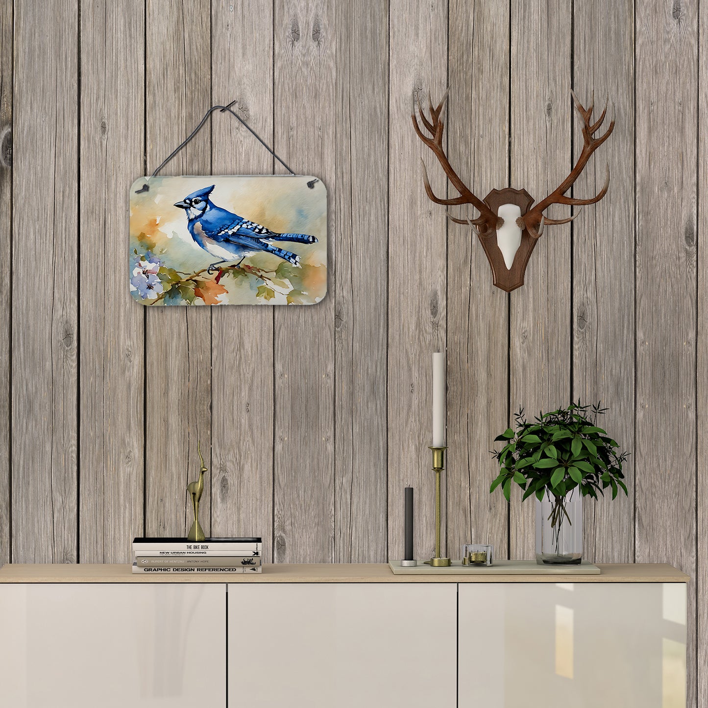 Blue Jay Wall or Door Hanging Prints