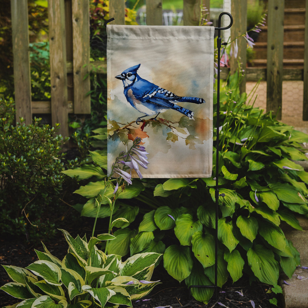 Blue Jay Garden Flag