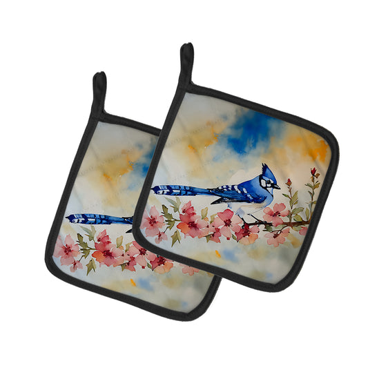 Buy this Blue Jay Pair of Pot Holders