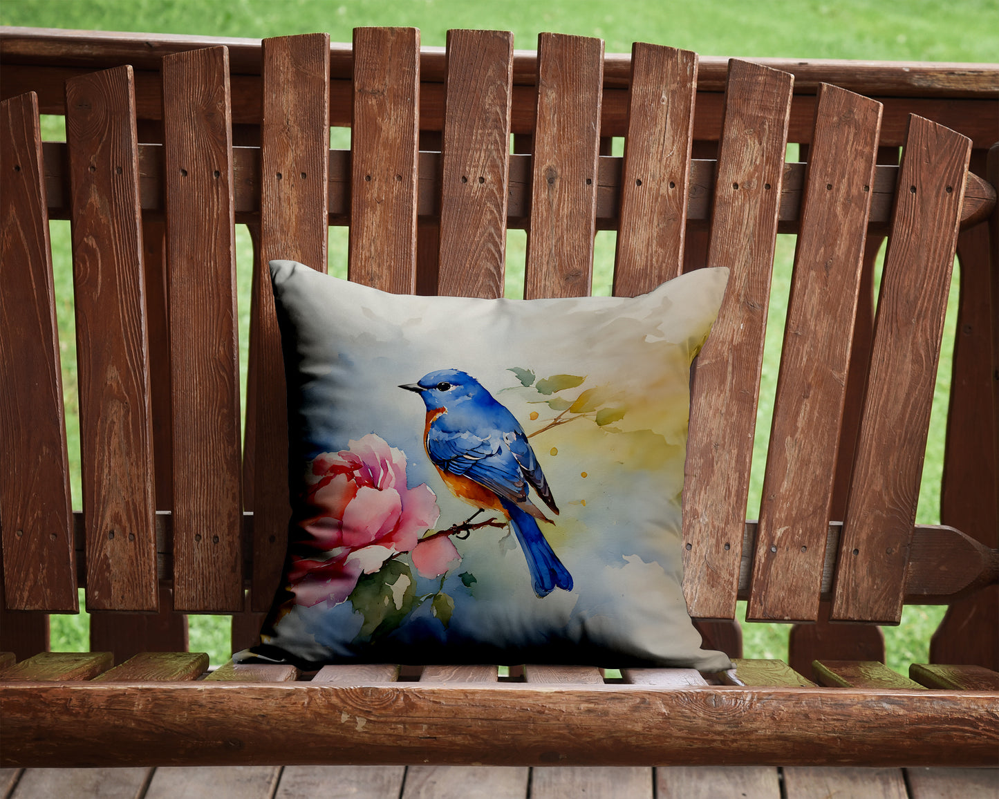 Bluebird Throw Pillow