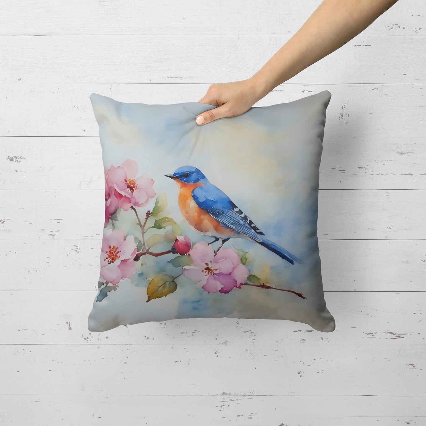 Bluebird Throw Pillow