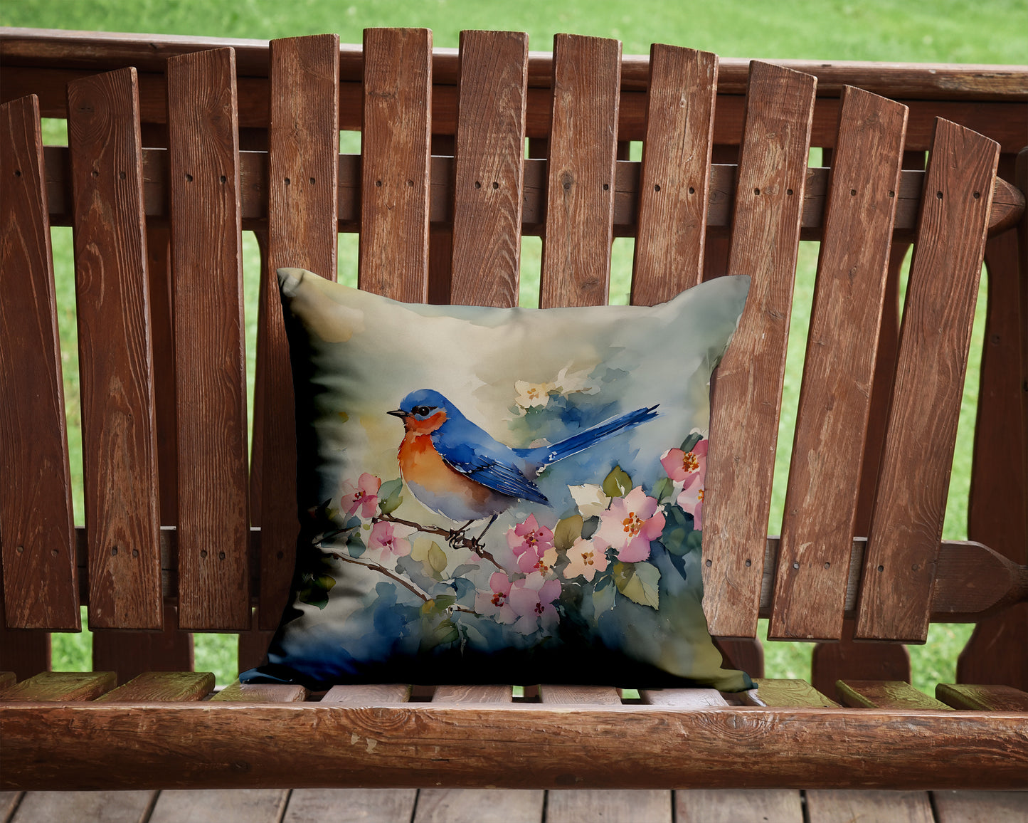 Bluebird Throw Pillow