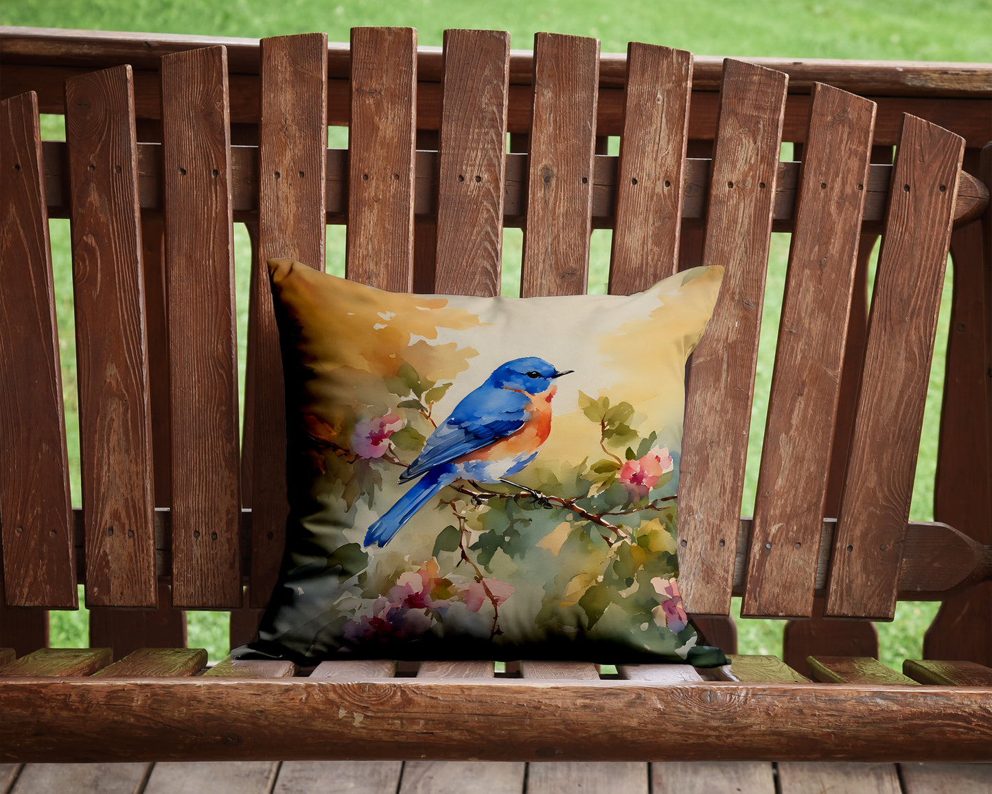 Bluebird Throw Pillow