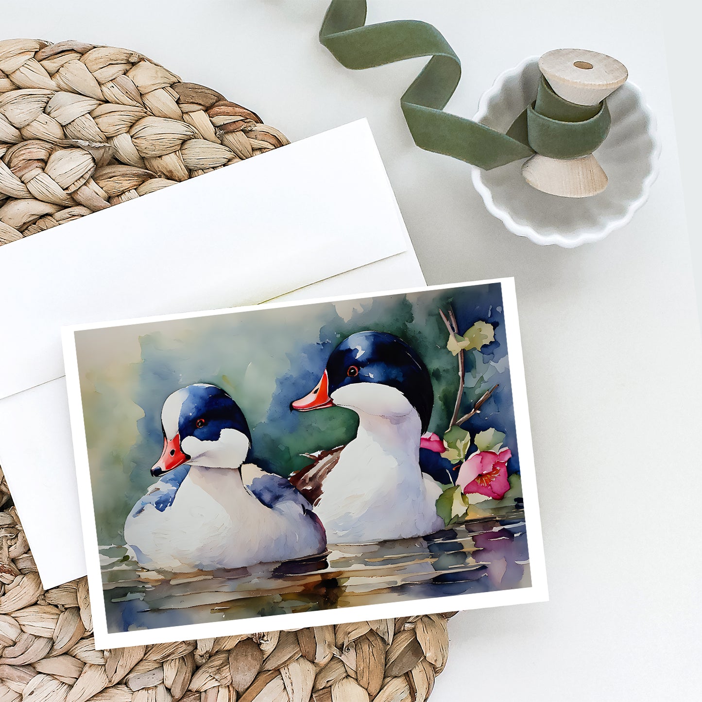 Bufflehead Greeting Cards Pack of 8