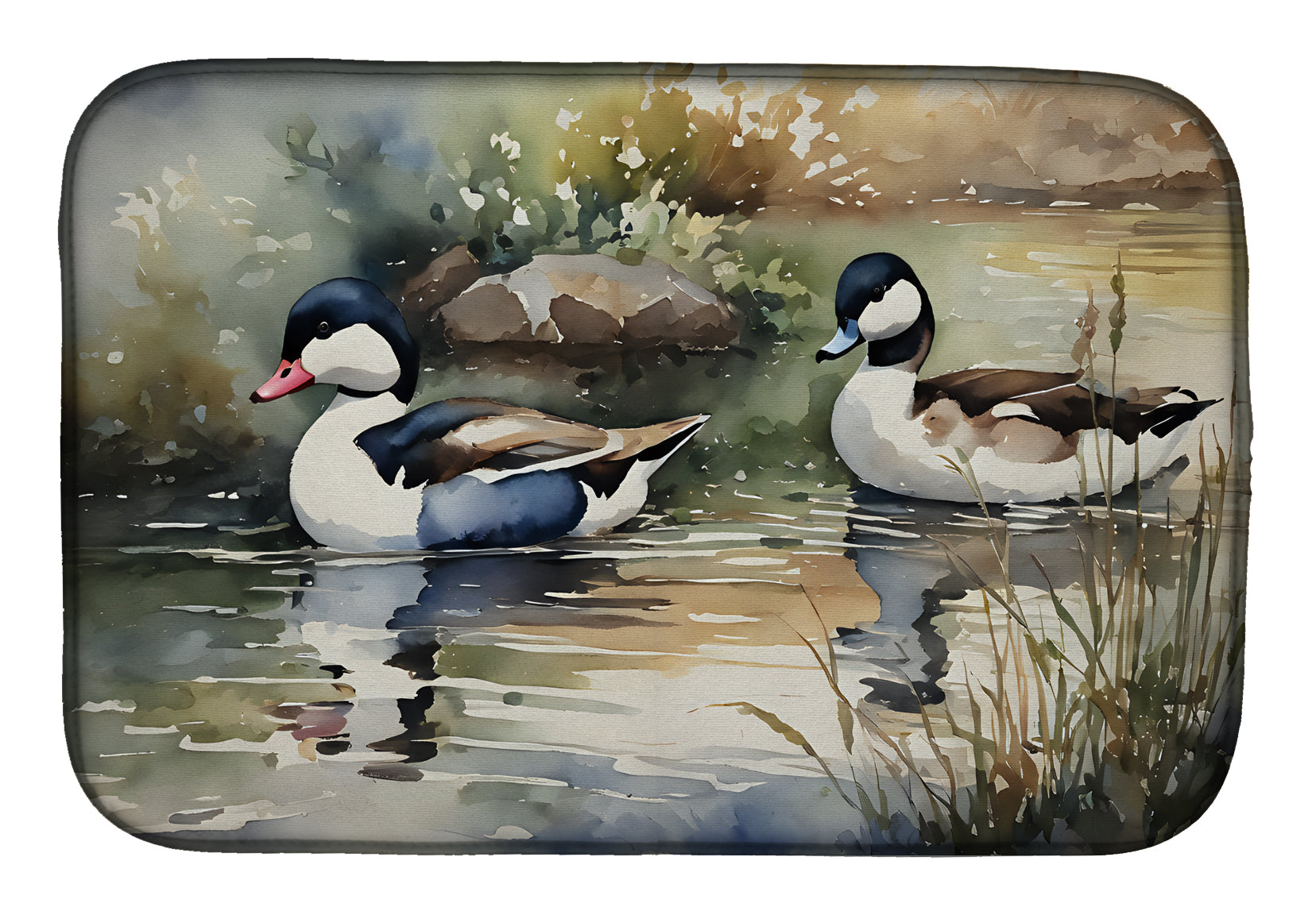 Buy this Bufflehead Dish Drying Mat