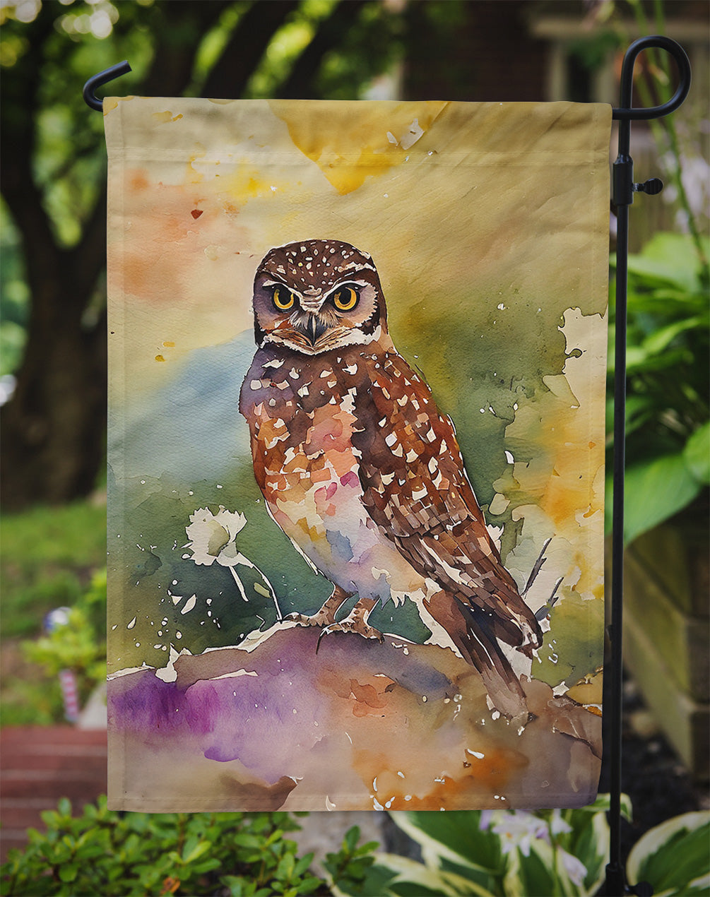 Burrowing Owl Garden Flag