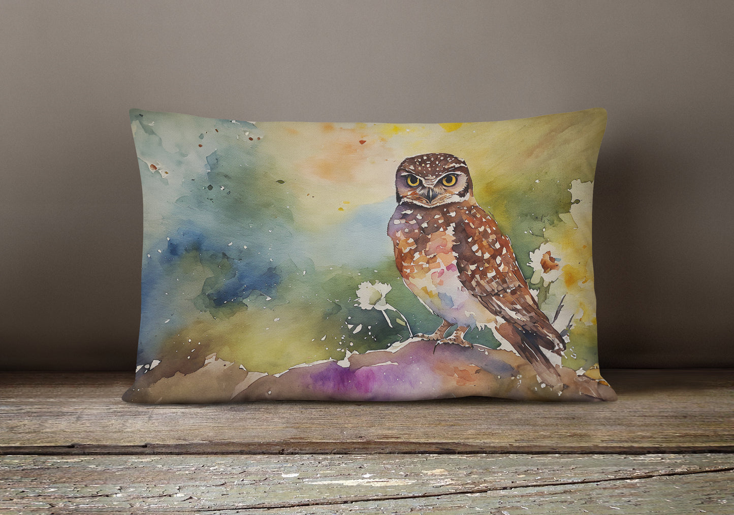 Burrowing Owl Throw Pillow