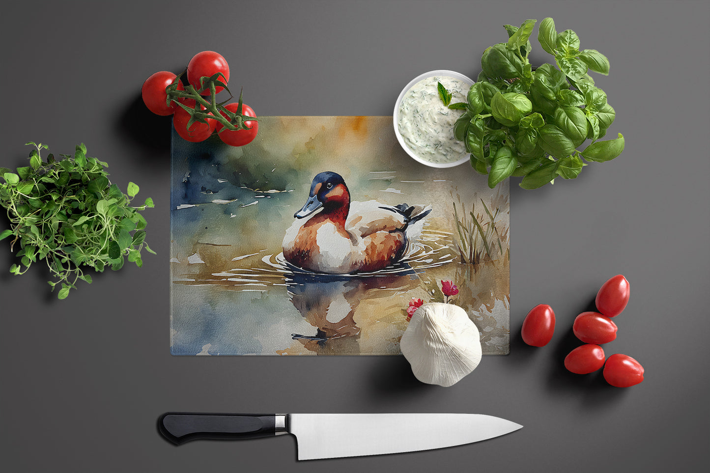 Canvasback Glass Cutting Board