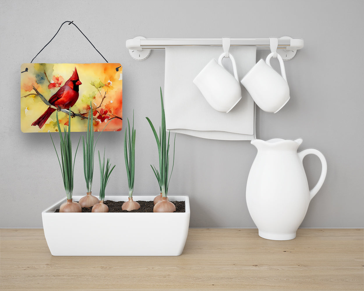 Cardinal Wall or Door Hanging Prints