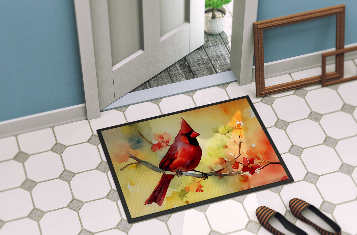 Cardinal Doormat