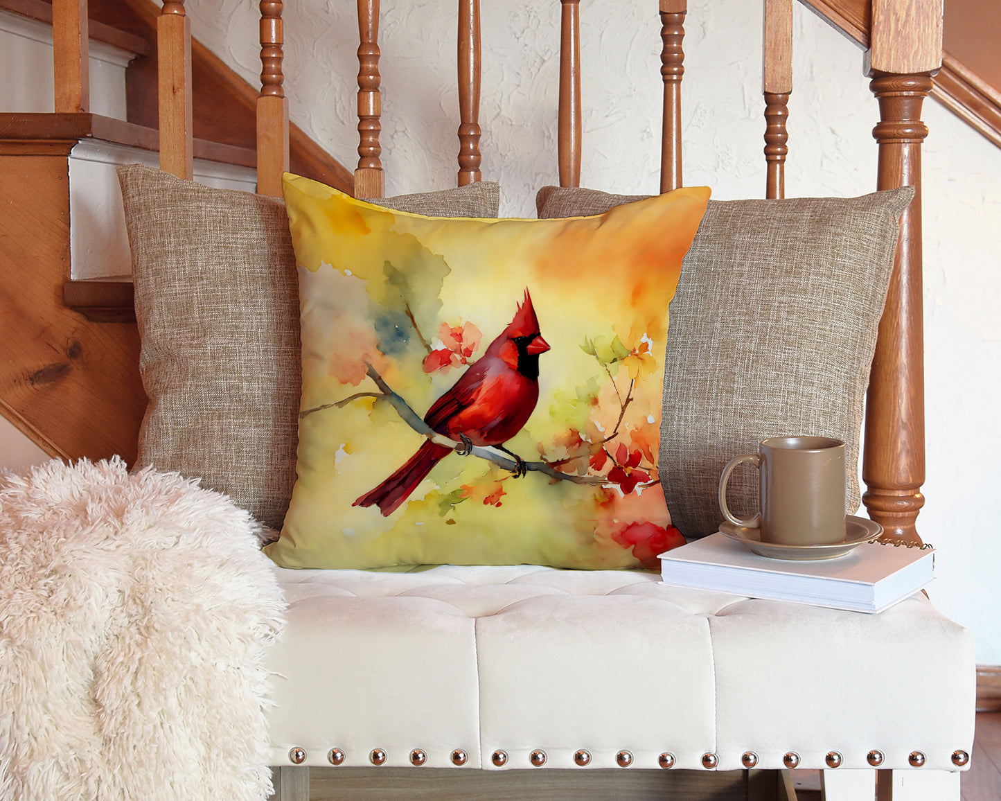 Cardinal Throw Pillow