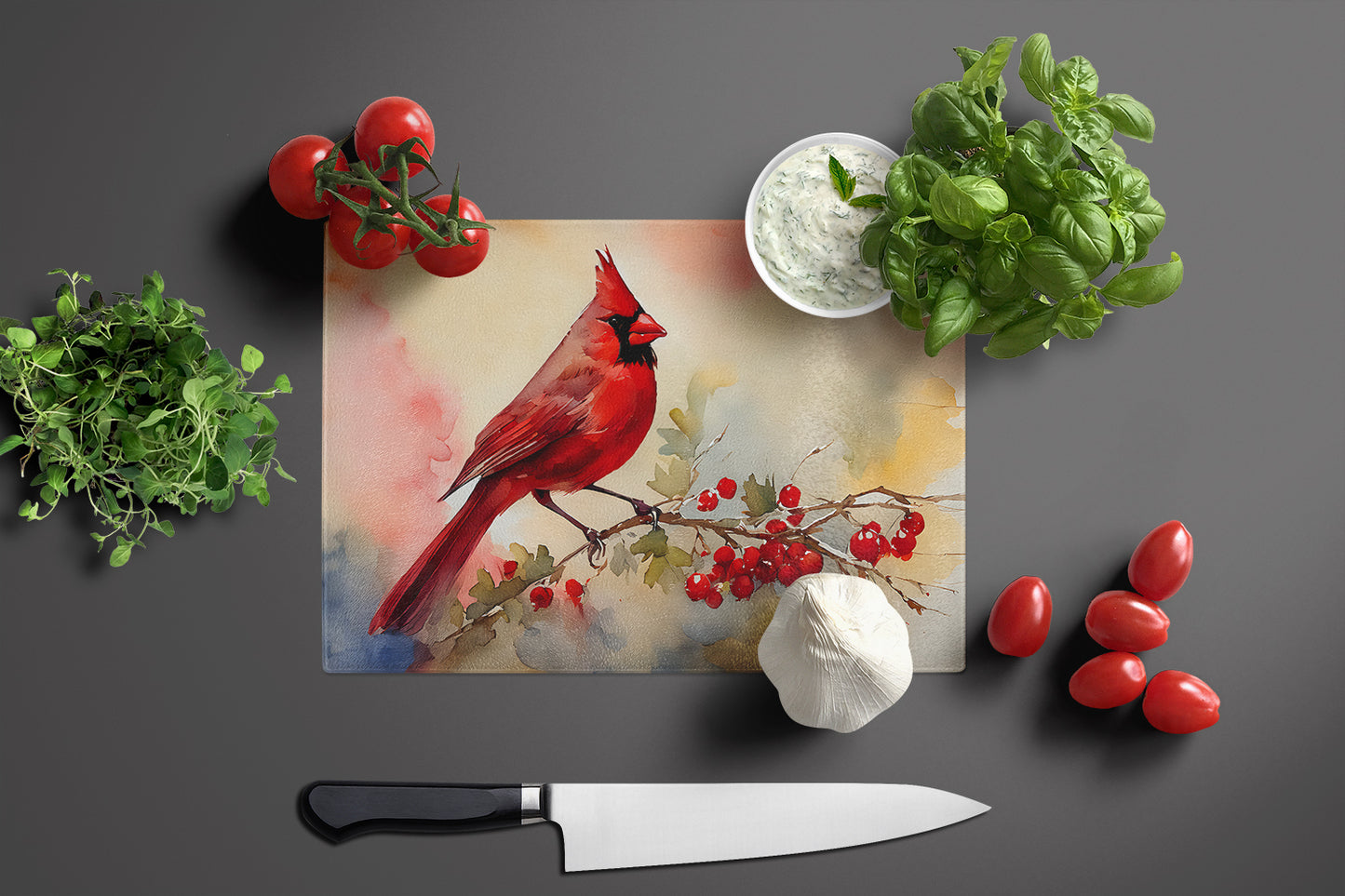 Cardinal Glass Cutting Board