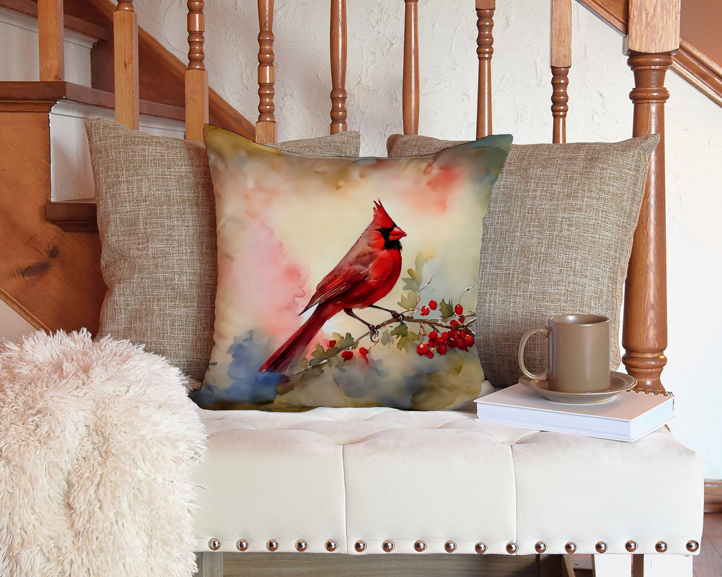 Cardinal Throw Pillow