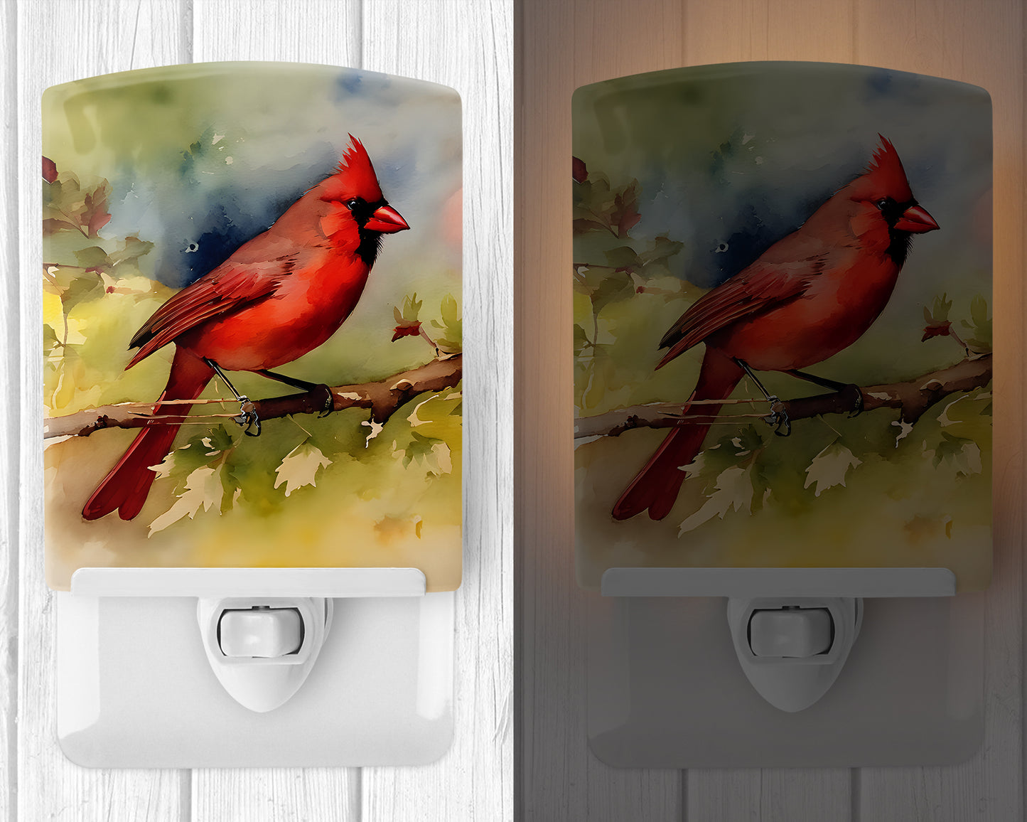 Cardinal Ceramic Night Light