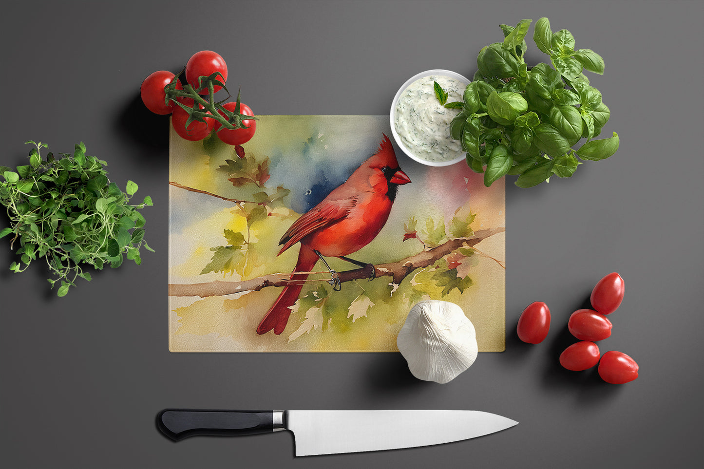 Cardinal Glass Cutting Board