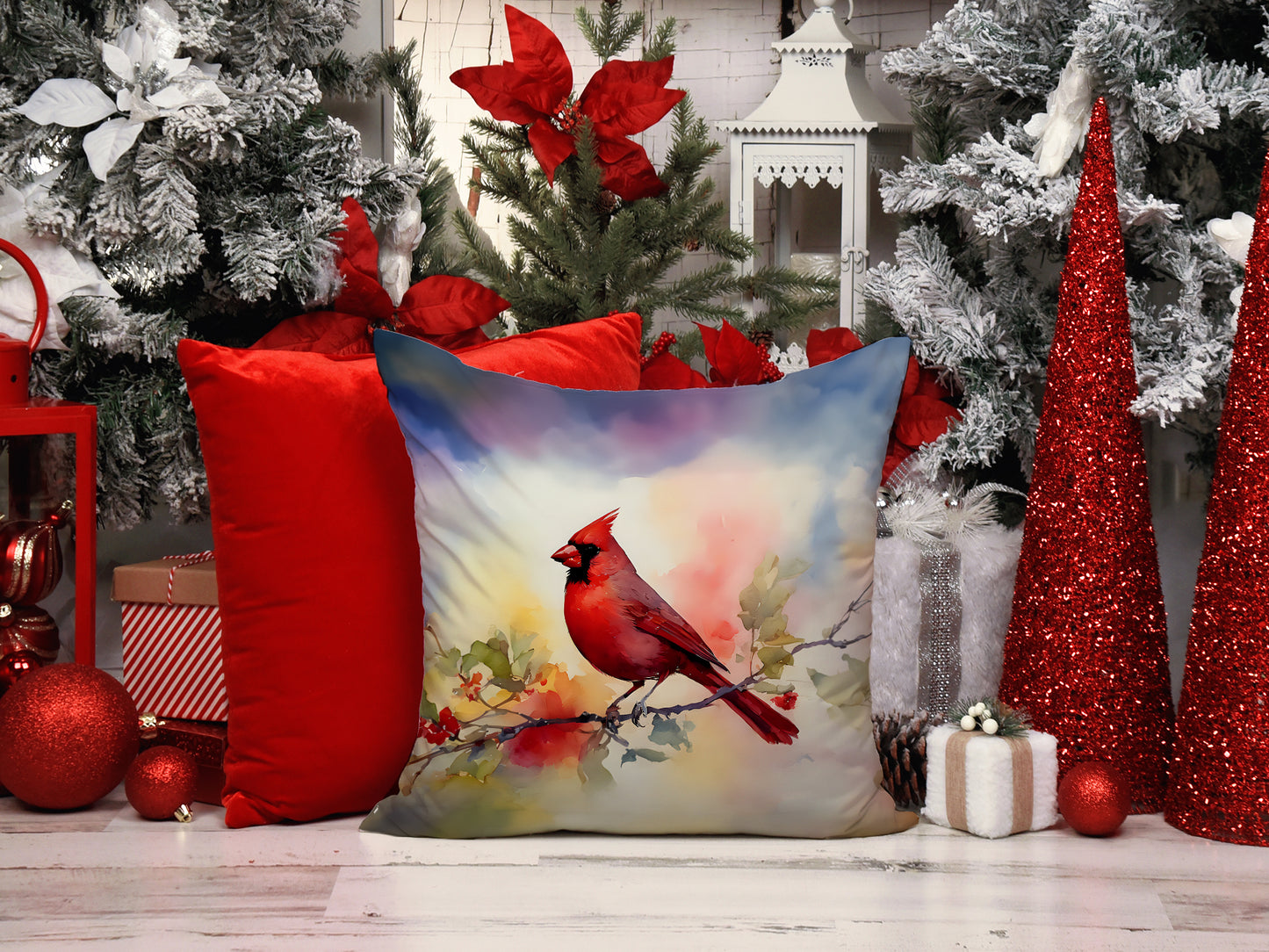 Cardinal Throw Pillow