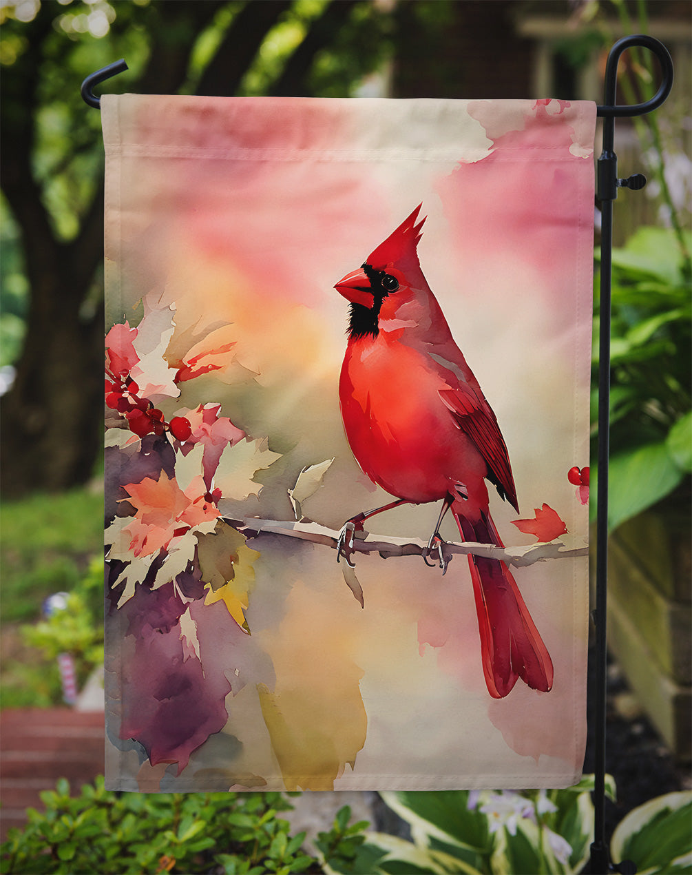 Cardinal Garden Flag