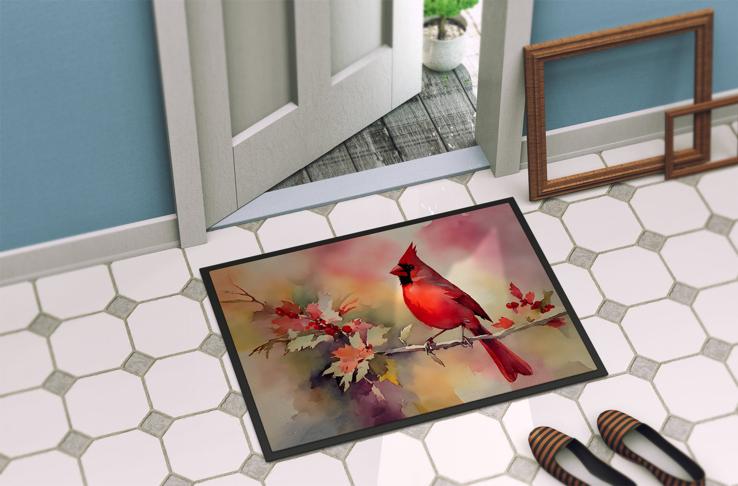 Cardinal Doormat